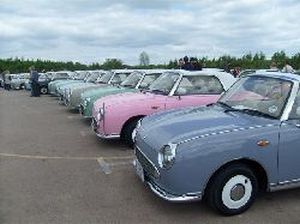 nissan figaro for sale uk lineup of lovely cars