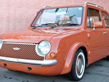 terracotta nissan pao for sale uk registered see algys autos.