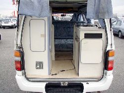 toyota-hiace-camper-interior-fullview rear view with door open hiace campervan