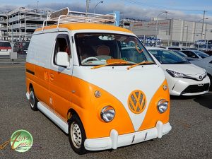 Subaru Samba Suzuki Every customised to look like a VW Campervan Replica. So Kool!!