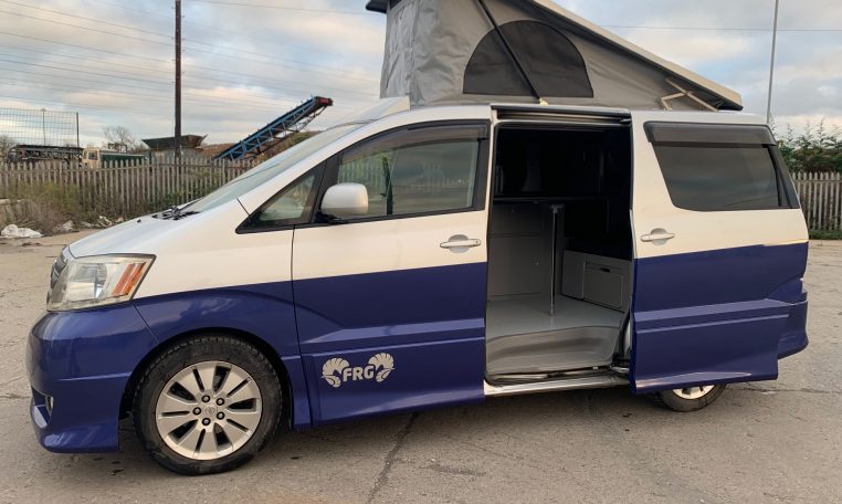 Toyota Alphard campervan in UK, fact!