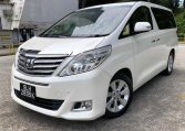 Toyota Alphard supplied for sale fully UK registered direct from Imports