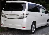 Toyota Vellfire supplied for sale fully UK registered direct from Imports