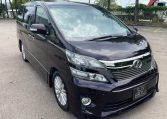 Toyota Vellfire supplied for sale fully UK registered direct from Imports